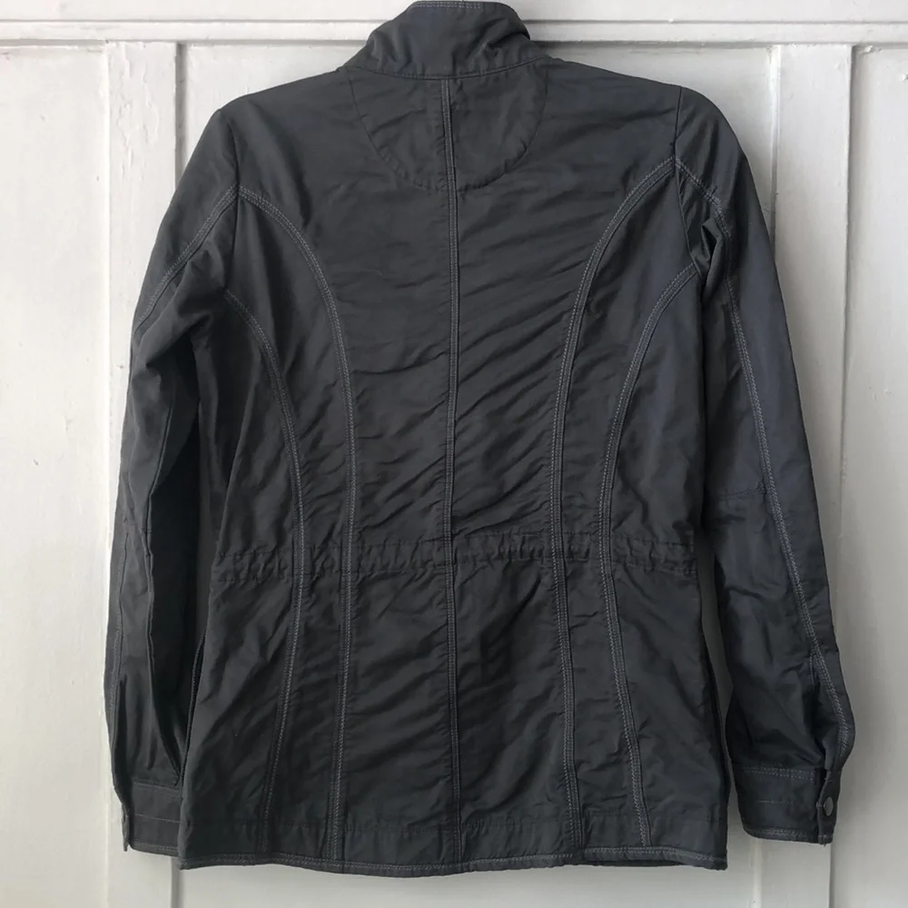 Kuhl Luna Gray Zipper and Button Up Jacket Size XS
